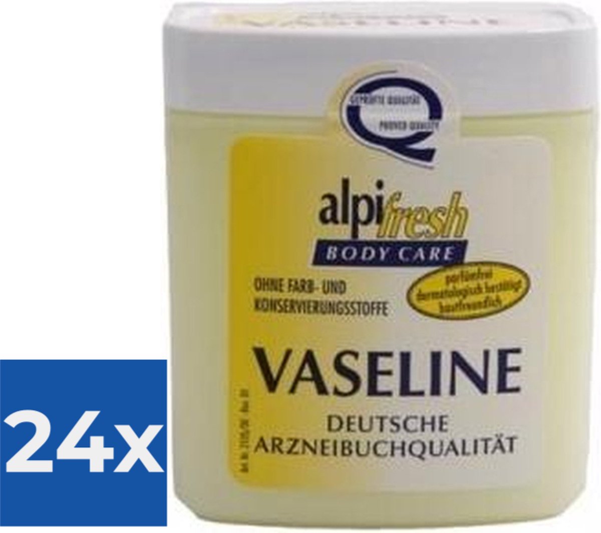 Alpi-Fresh Handcreme Vaseline - 250 ml. - Voordeelverpakking 24 stuks
