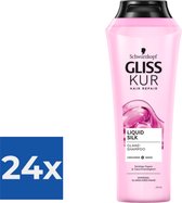 Gliss-Kur Shampoo  Liquid Silk 250 ml - Voordeelverpakking 24 stuks