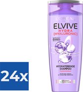 L’Oréal Paris Elvive Shampoo Hydra Hyaluronic Hydraterend - 250 ml - Voordeelverpakking 24 stuks