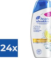 Head & Shoulders Citrus Fresh Shampoo 285 ml - Voordeelverpakking 24 stuks