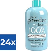 Treaclemoon Douchegel - Gentle Powder Love 500ml - Voordeelverpakking 24 stuks