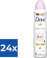 Dove - Spray anti-transpirant Invisible Care Floral Touch 150 ml - Pack économique 24 pièces