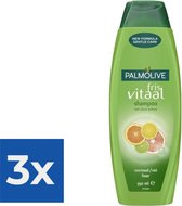 Palmolive Fris Vitaal Shampoo met Citrus-Extract 350 ml - Voordeelverpakking 3 stuks