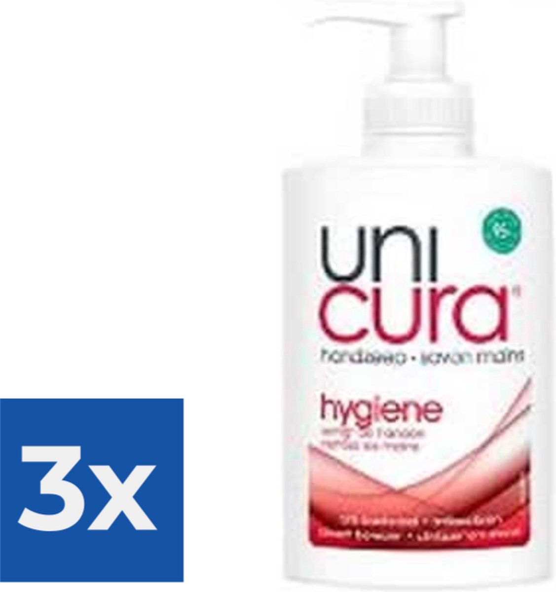 Goedkoopste Unicura Handzeep - Pompje Hygiene 250 ml - Voordeelverpakking 3 stuks