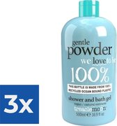 Treaclemoon Douchegel - Gentle Powder Love 500ml - Voordeelverpakking 3 stuks