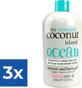 Treaclemoon Douchegel - My Coconut Island 500ml - Voordeelverpakking 3 stuks