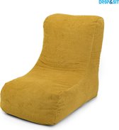 Drop & Sit Chair en tissu côtelé - Curry - 95 x 65 x 75 cm (lxlxh) - Pour l'intérieur