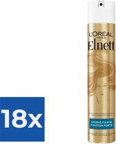L’Oréal Paris Elnett - Satin Haarspray Sterke Fixatie - 300ml - Voordeelverpakking 18 stuks