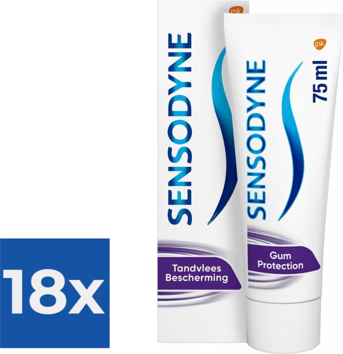 Goedkoopste Sensodyne - Tandpasta - Gum Protection - 75ml x 18