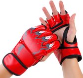 Livano MMA Handschoenen - Gloves - Sparring Handschoenen - Heren - Dames - Grappling - Bokshandschoenen - Kickboxen - Rood