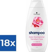 Schwarzkopf Zijde-Doorkammer Shampoo 400 ml - Voordeelverpakking 18 stuks