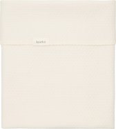 Couverture bébé Koeka pour berceau Elim - blanc chaud - 100x150 cm