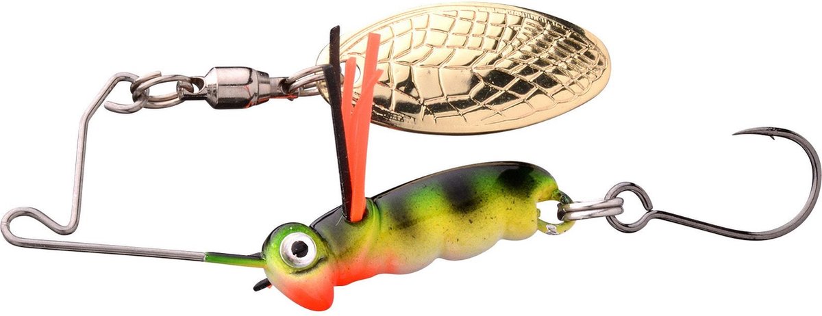Spro Larva Micro Spinnerbait Single Hook - 4 cm -  Perch