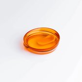 HuskeeRenew Deksel - Hersluitbare Koffiedeksel - voor 6 t/m 16oz - Oranje Transparant