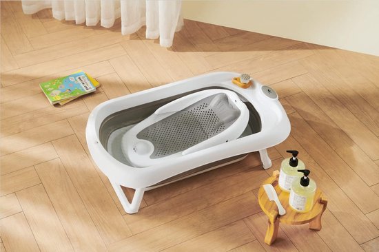 Siège de bain bébé, siège de bain antidérapant pliable pour bébé