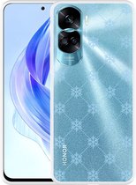 Cazy Hoesje geschikt voor Honor 90 Lite Snowflake Pattern