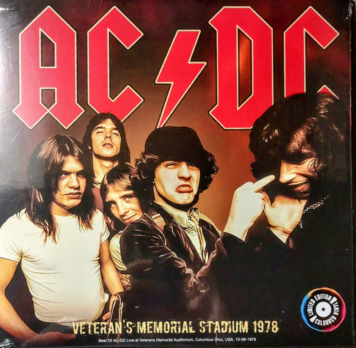 ACDC - VETERAN'S MEMORIAL STADIUM 1978 (LIMITED EDITION LP), AC/DC ...