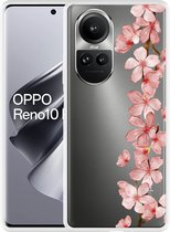 Cazy Hoesje geschikt voor Oppo Reno10 Pro 5G Flower Branch