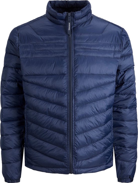 Jack & Jones - Heren Jas zomer JJe Hero Puffer Collar - Blauw - Maat M