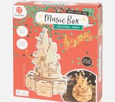 Deco Time - Muziekdoos - Kerst - Kerstman - Christmas Santa - Maak je eigen muziekdoos - Music Box