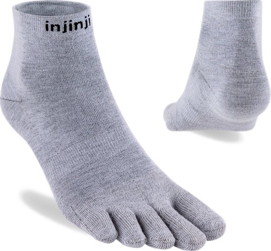 Injinji Liner Mini-Crew Coolmax - Gris Clair - 44-47
