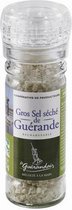 Le Guerandais Grof zeezout in navulbare zoutmolen – 75g