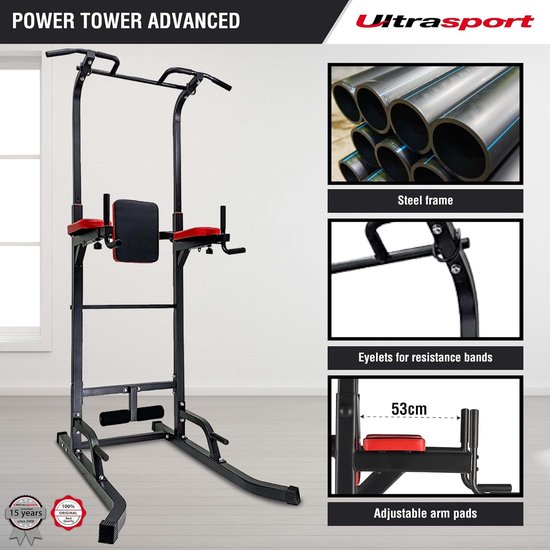 Ultrasport power tower fitness station sale