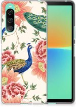 TPU Hoesje geschikt voor Geschikt voor Sony Xperia 10 V Pink Peacock