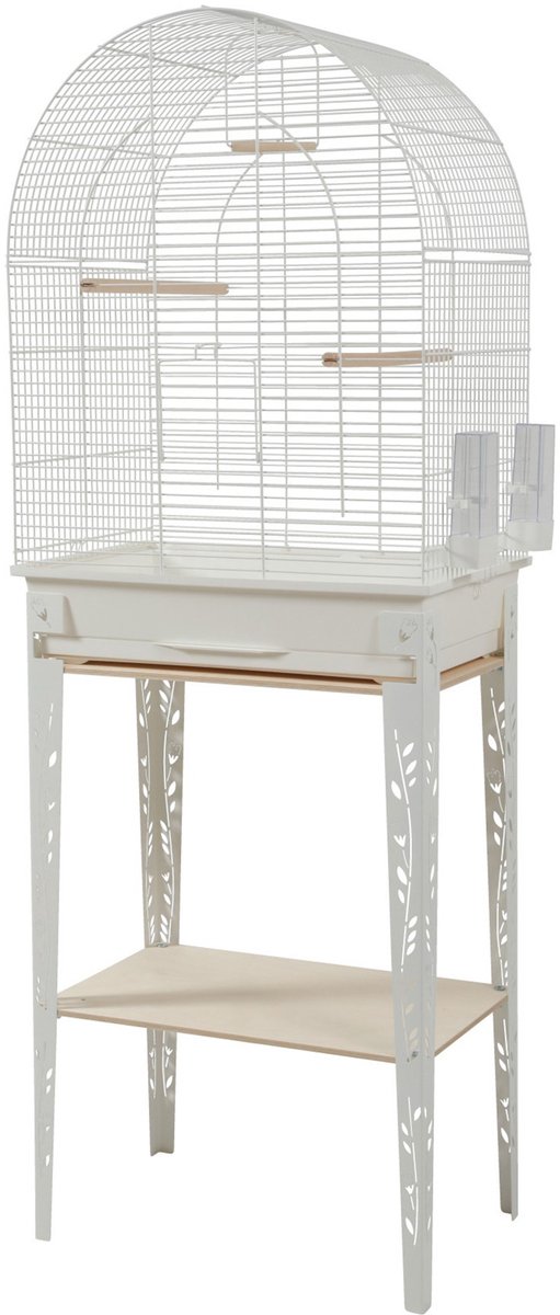 Zolux Vogelkooi patio met standaard wit