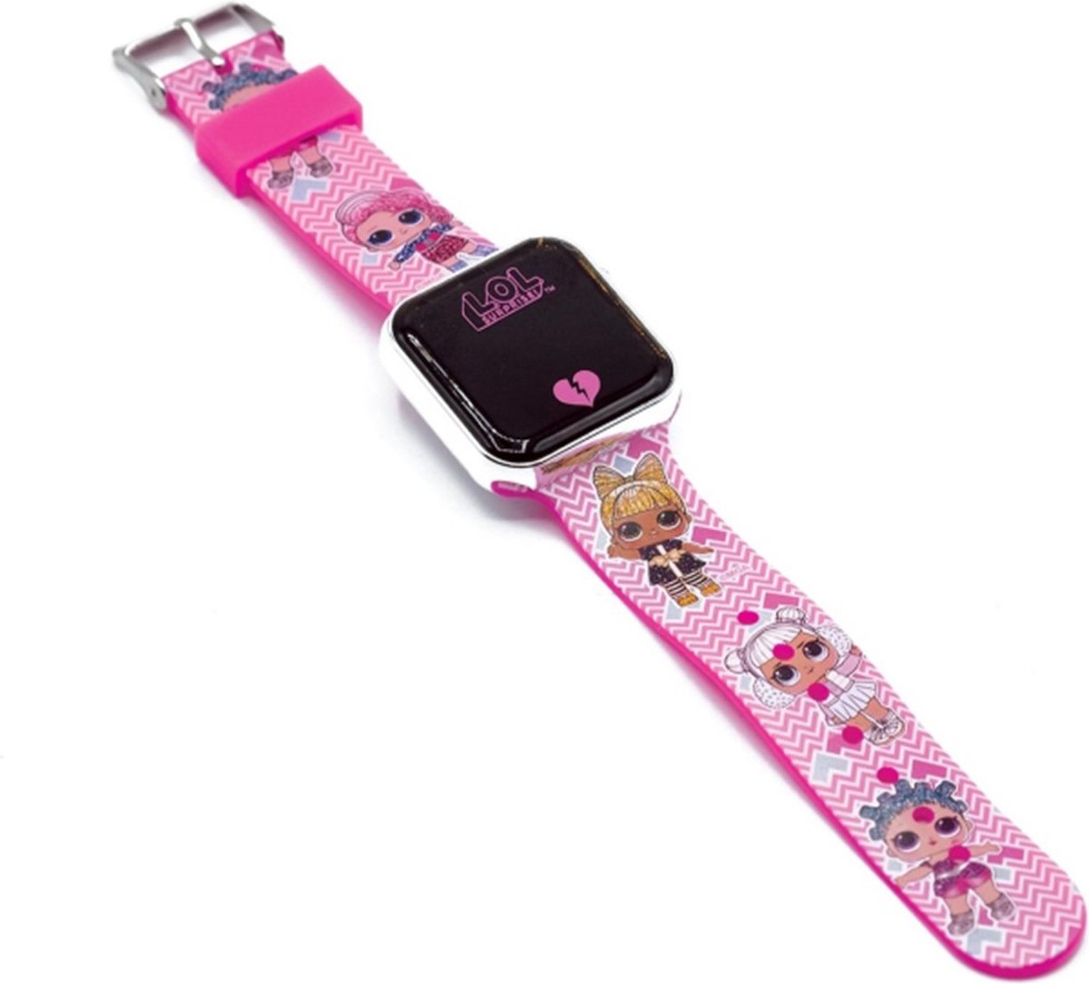 Accutime - LED Watch L.O.L Surprise! - Kinderhorloge Met LED Display Voor Datum en Tijd - Roze