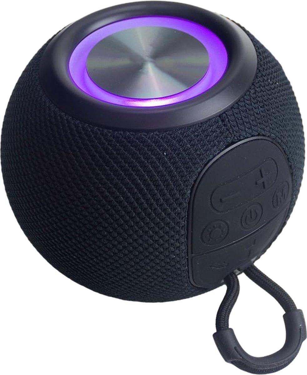 Red5 Draadloze Orb Speaker - Draadloze Bluetooth Speaker - Bluetooth/TF/AUX/USB/FM-radio - met Microfoon en LED