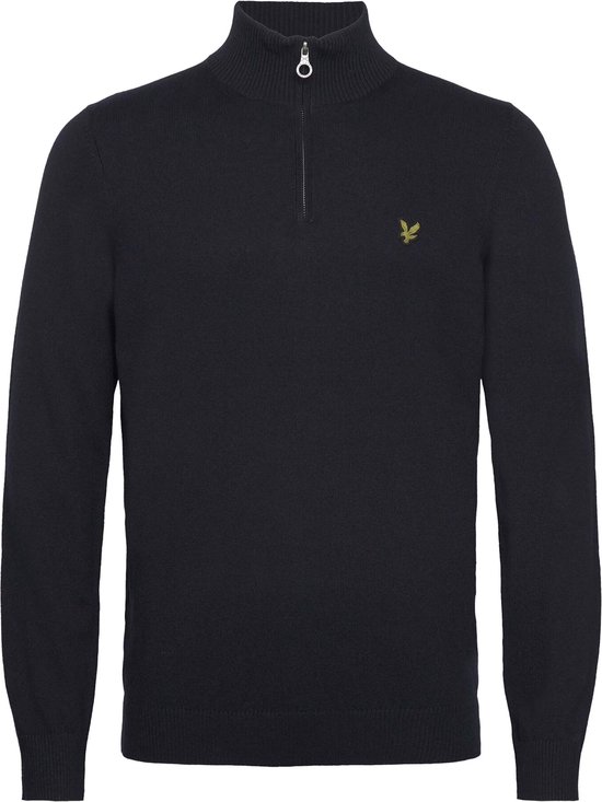 Lyle & Scott Cotton merino quarter zip jumper