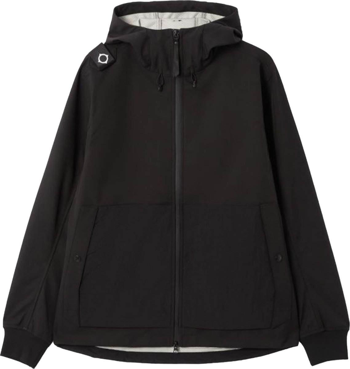 MA.Strum Softshell hooded jacket - jet black