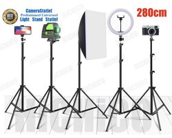 HiCHiCO® licht standaard Fotografiestatief Smartphone Tripod Camera Statief 280cm