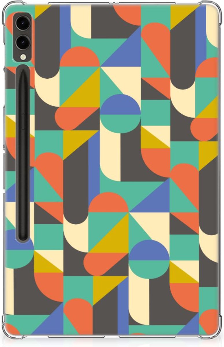 Samsung Galaxy Tab S9 Plus Hippe Hoes Funky Retro