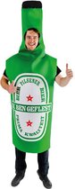KIMU Bierfles Pak Foam Kostuum Groen - One Size - Bierpak Schuim Fles Groene Heineken Bierflespak Vrijgezellenfeest Oktoberfest Bierfeest Festival