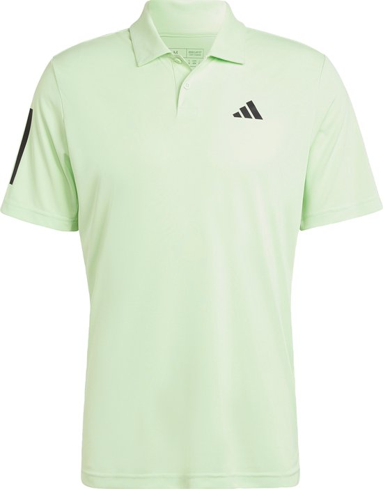 adidas Performance Club 3-Stripes Tennis Poloshirt - Heren - Groen- XS