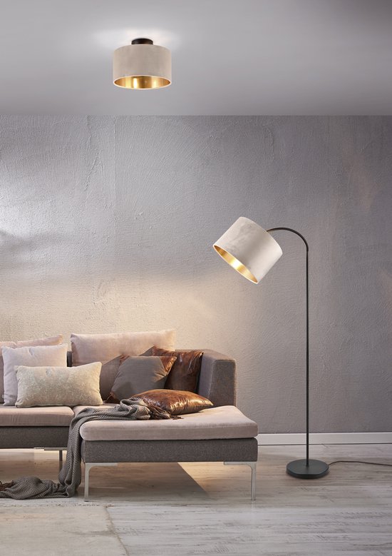 Oravi Plafondlamp Koperkleurig, Zwart H3571293