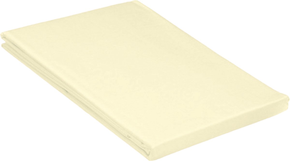 Comfortabel Hotelkwaliteit Laken - 240x275 cm - 100% Katoen - Zacht Geel Bedlaken - Tweepersoons Lits-jumeaux - 240x275 - Zacht & Fris