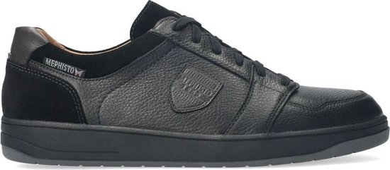 Mephisto Hugh - heren sneaker - zwart - maat 41 (EU) 7.5 (UK)