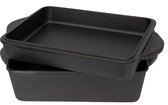 !!!NIEUW PRODUCT!!! Attica multifunctionele gietijzeren bakvorm (28x21x11 cm) broodpan (bread pan) - 2 braadsledes - Dutch oven