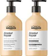 L’Oréal Professionnel CombiDeal - Absolut Repair Gold - Shampoo 500 ML & Conditioner 500 ML - voor beschadigd- of onhandelbaar haar