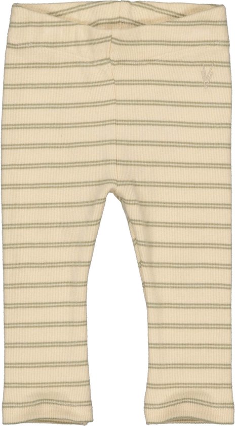 Levv newborn baby jongens broek Filip aop Olive Stripe