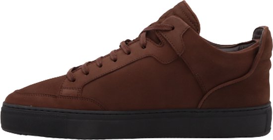 Mid Top Bruin Nubuck leer maat 44 Mondain Heren Sneaker Nubuck Leer bol