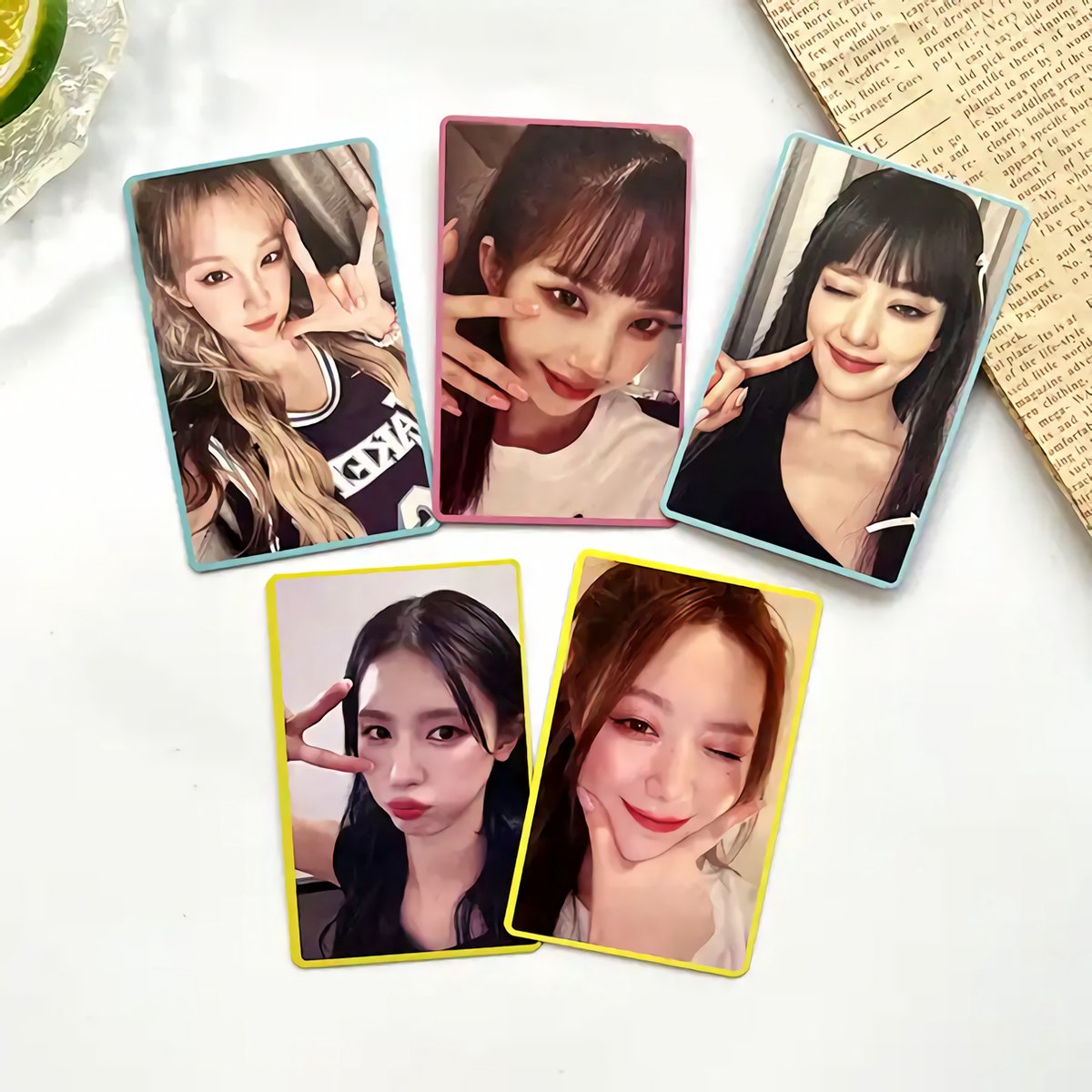 KPOP 5pcs/set (G)I-DLE Japan Photocard (G)-idle variant 2 [Fotokaarten]