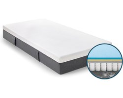 Emma Hybrid Pocketvering Matras - 250 veren p/m2 - 90 x 200 cm - Medium