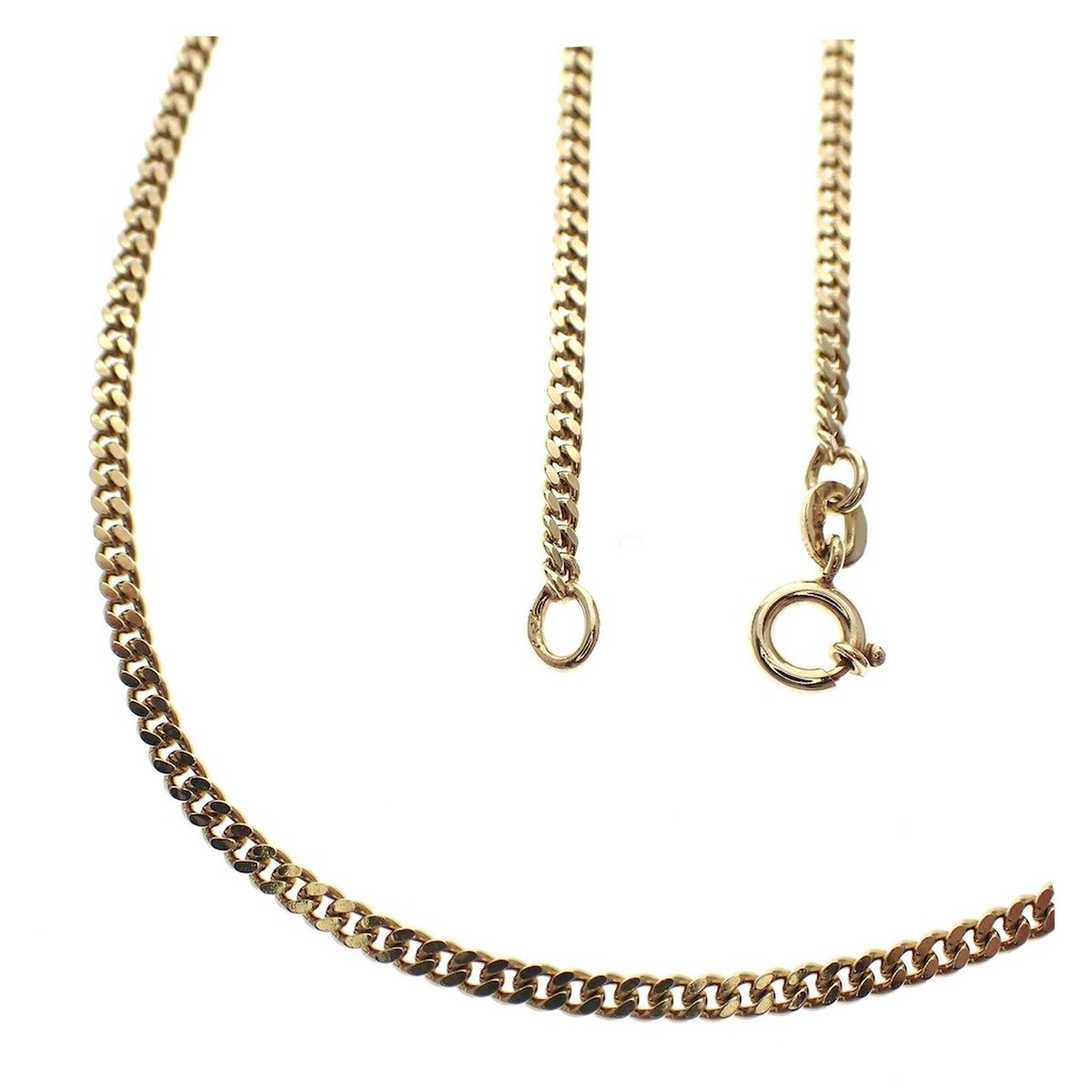 Ketting - gourmet - geel goud - 60 cm - 2.9 gram - 1.2 mm breed - 14 karaat - Verlinden juwelier - Verlinden Juwelier