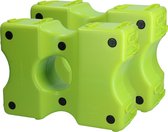 Vplast Hindernis blok - Cavaletti blokken - Springblok - 40 x 30 x 15 cm - Kunststof - 2 Stuks - Groen
