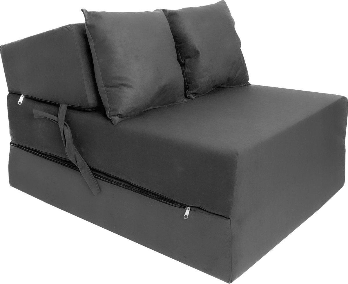 Viking Choice Opvouwbaar matras - 1 persoons - 200x70x15 cm - donkergrijs