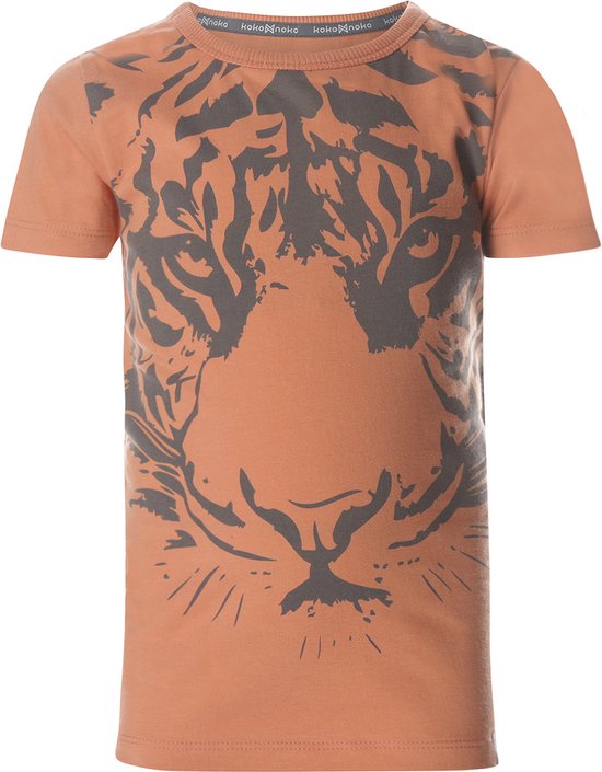 T-shirt Lion Faded Orange Maat : 80